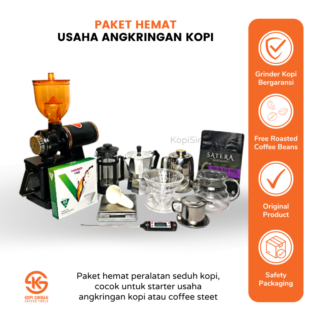 Paket Hemat Usaha ANGKRINGAN Coffee Street Siap Pakai Bergaransi Resmi