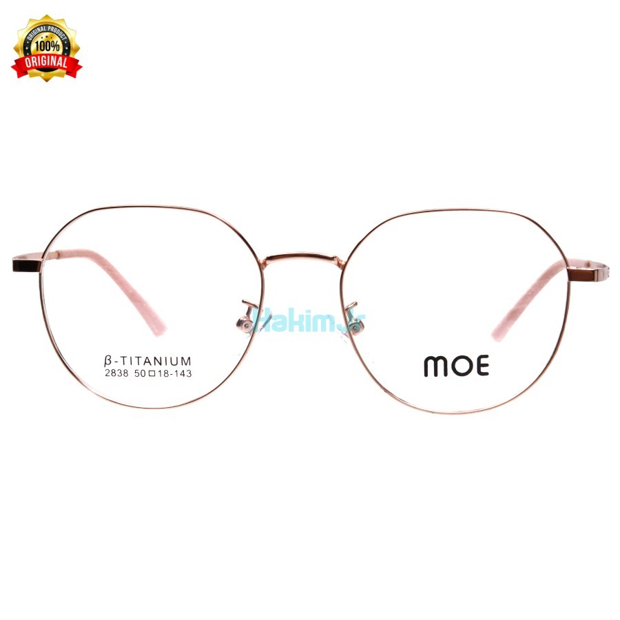 Frame Kacamata Moe 2838 C03 B-Titanium Original