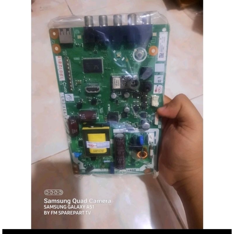 Mb - Mainboard - Motherboard - Mobo - Micom - Modul - Mesin Tv LED Sharp LC-24LE170I - LC-24LE1701 -
