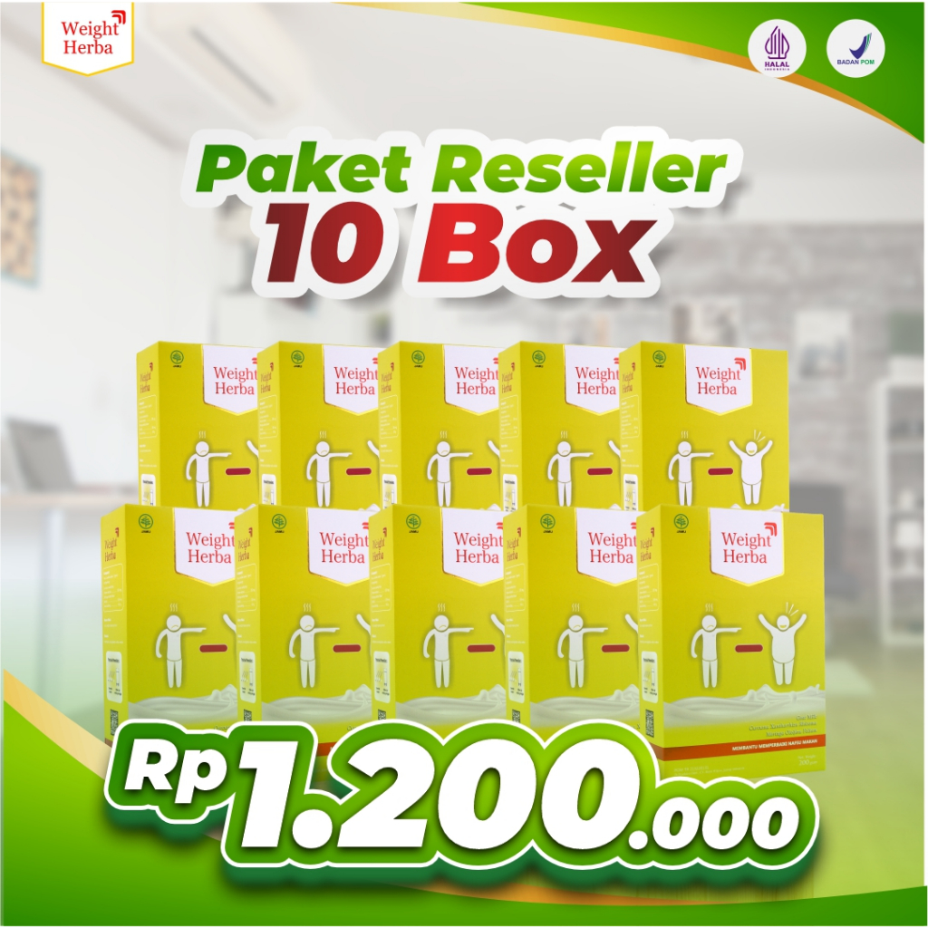 

Paket 10 Box Weight Herba Susu Penambah Berat Badan Tanpa Gula Tanpa Olahraga Perlancar Saluran Pencernaan