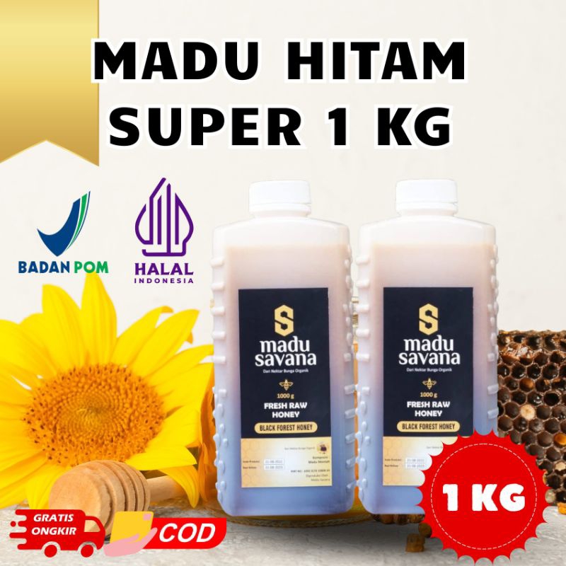 

Madu Savana Black forest Asli Hutan Liar Murni