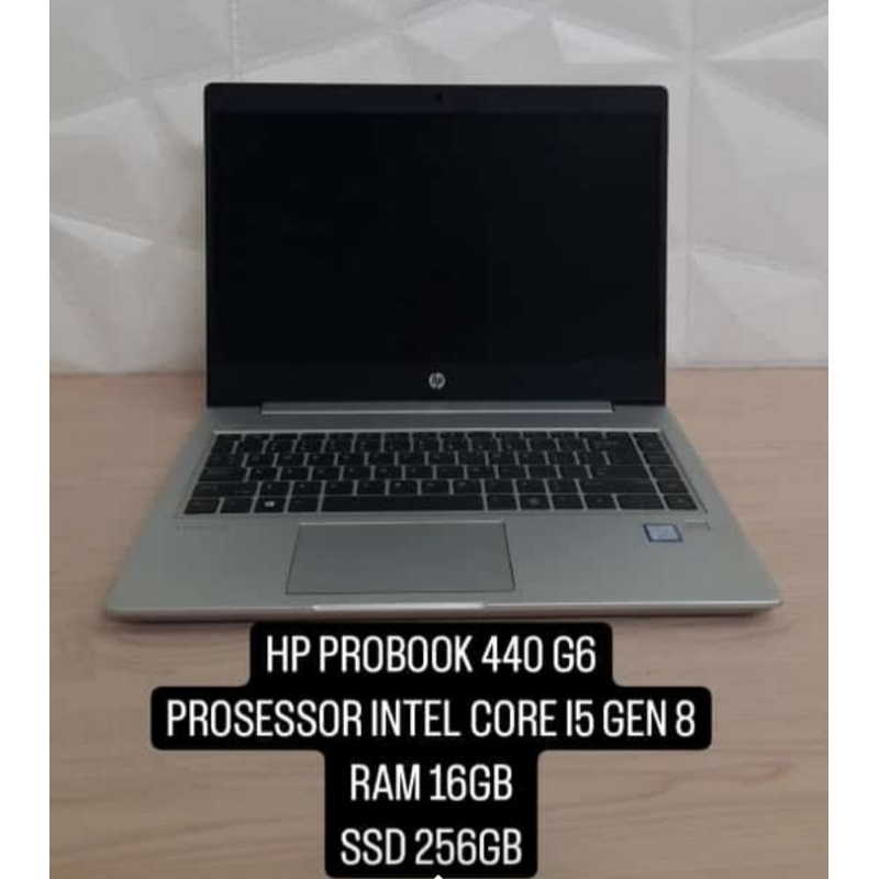 Laptop Gaming Hp Probook i5 Gen 8/16/256