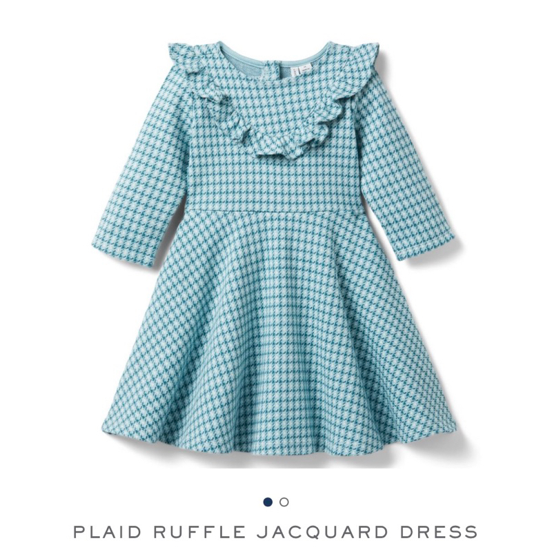 Janie and Jack Plaid Ruffle Dress