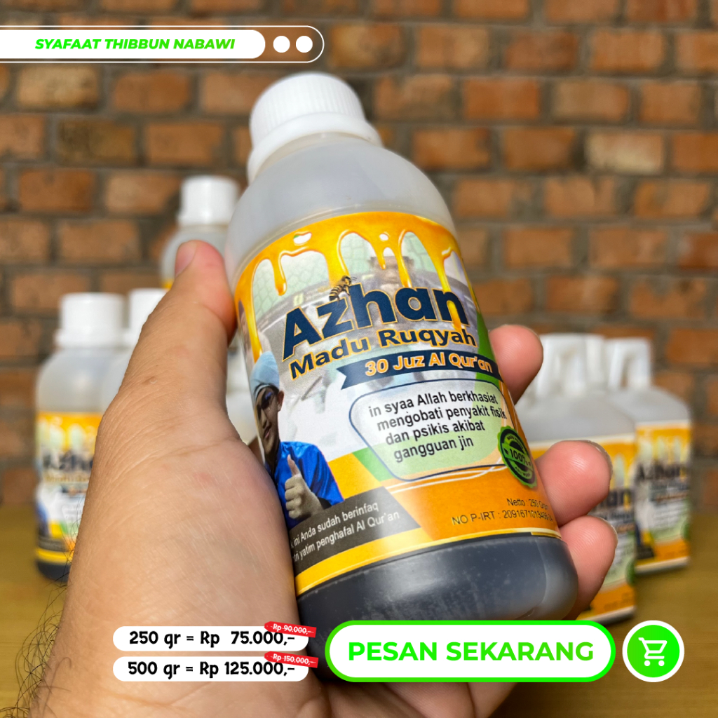 

250 Gr Madu Akasia - Azhan Madu Ruqyah - VARIAN MANIS