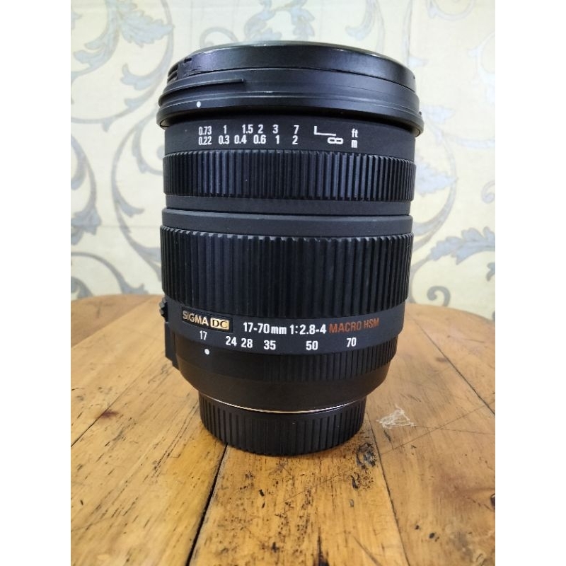 lensa wide sigma 17-70mm for Nikon F2,8-4,5