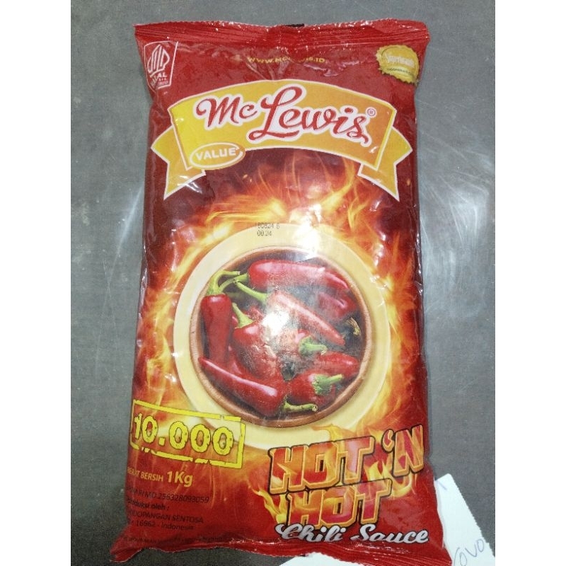 

sambal mc lewis hot n hot 1 kg