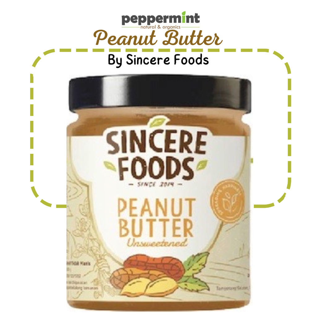 

Sincere Peanut Butter Original (300 gram) / Selai Sehat Vegan Friendly