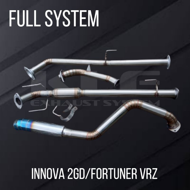 Knalpot Innova Reborn 2gd Fortuner Vrz full system