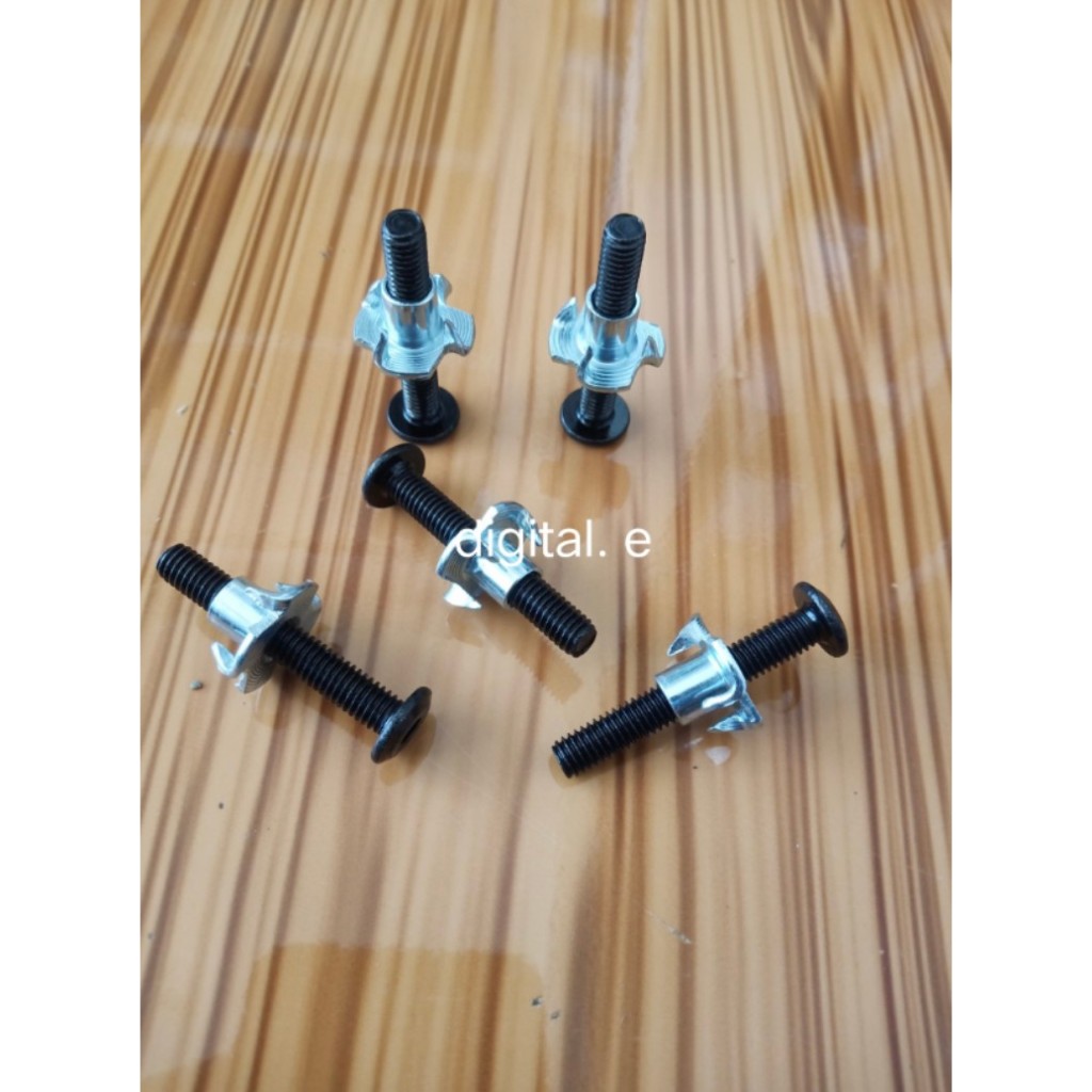 Baut speaker cakar  3,5cm / 4 cm Baut + Mur