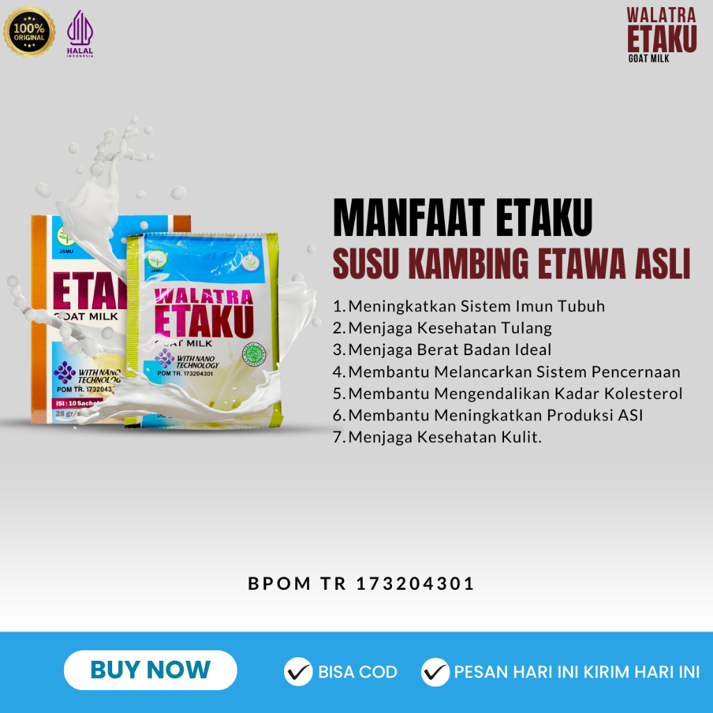 

WALATRA ETAKU - Susu kambing Etawa Asli, Goat Milk, Susu Kambing Asli