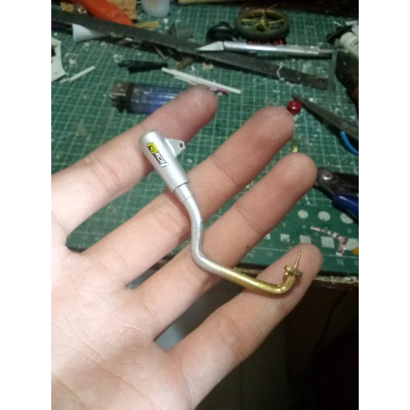 miniatur knalpot motor, untuk miniatur motor metic
