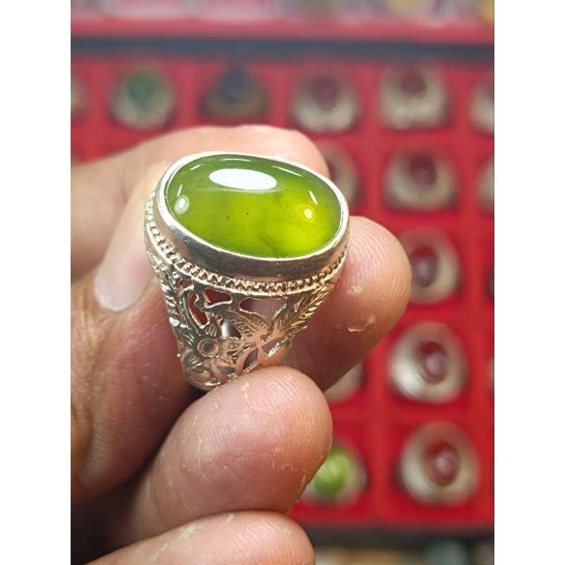 BATU AKIK SERVENTIN IJO BOTOL