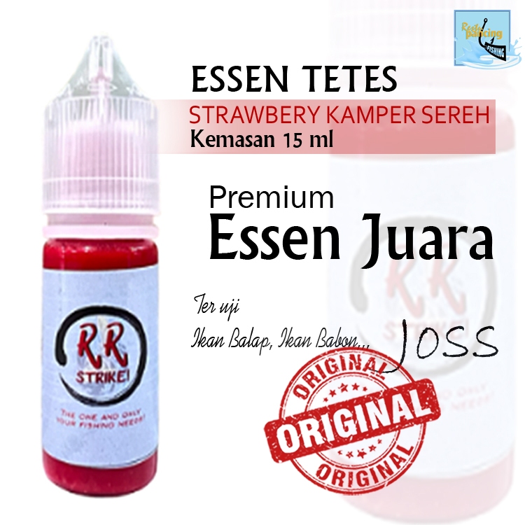 ESSEN JUARA PREMIUM, ESSEN TETES PREMUIM, UMPAN IKAN MAS, ESSEN PREMIUM 15 ML