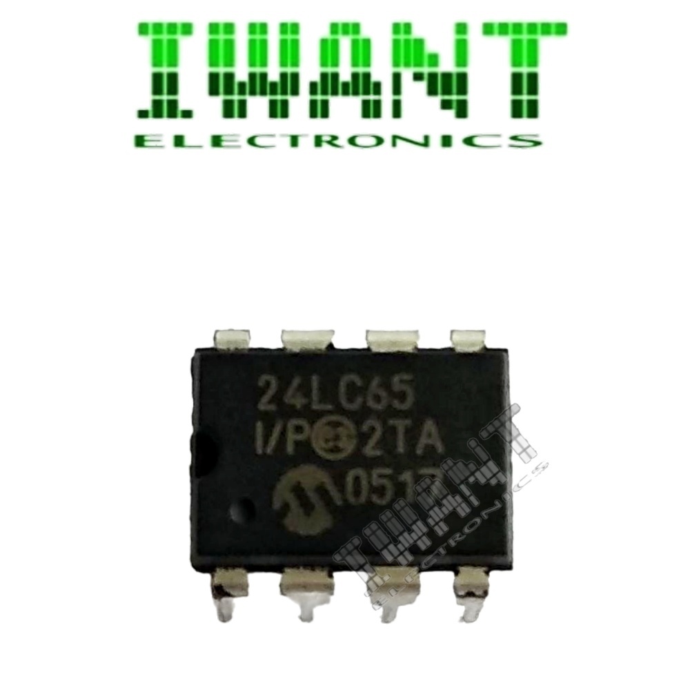 IC 24LC65 24LC65--I/P IC 24 LC65 EEPROM 24LC65 MICROCHIP