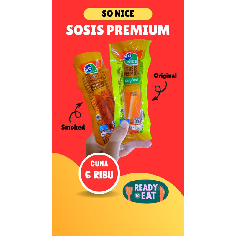 

SOSIS SO NICE JUMBO ECER SUPER MURAH