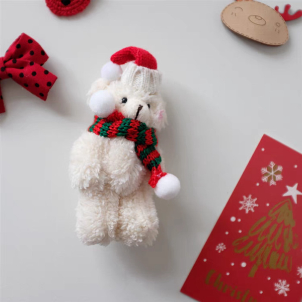 

Promo Boneka Natal Boneka Xmas Boneka Dekorasi pohon natal boneka teddybear - Putih Murah