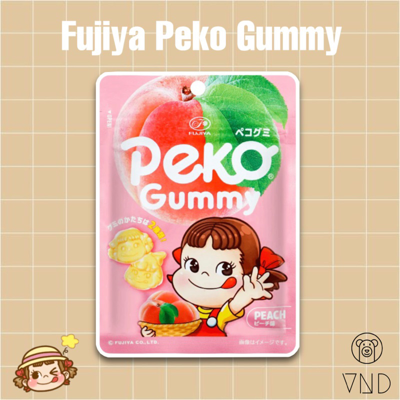 

Fujiya Peko Gummy Peach Flavour/ Permen Jelly