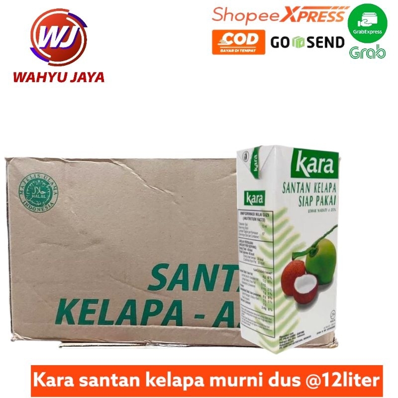 

Santan kara kelapa 1 box @12