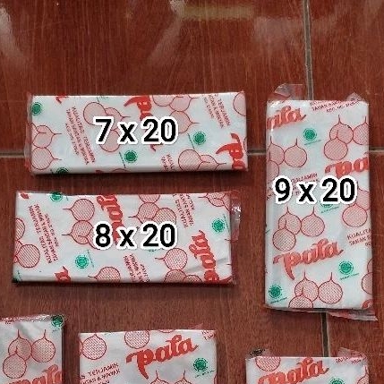Plastik PE merek Pala ukuran 15x30, 12x25, 9x 20, 8x20, 7x20, 6x20
