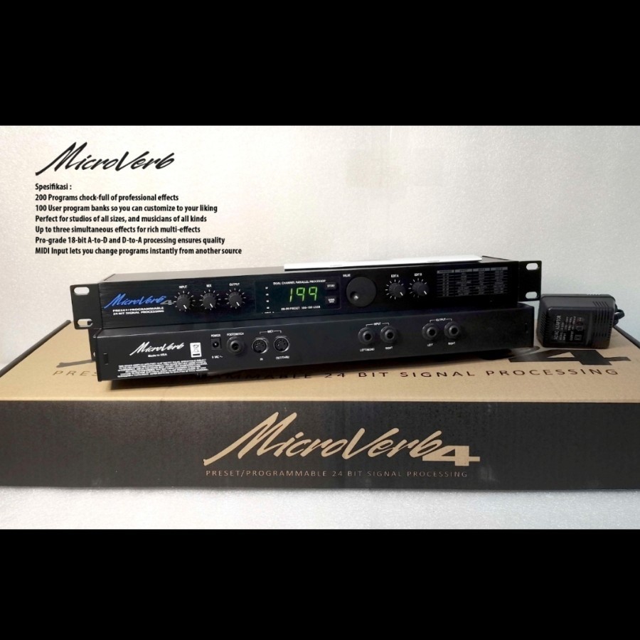 Effect vocal microverb4 Made in Taiwan Kuping besi