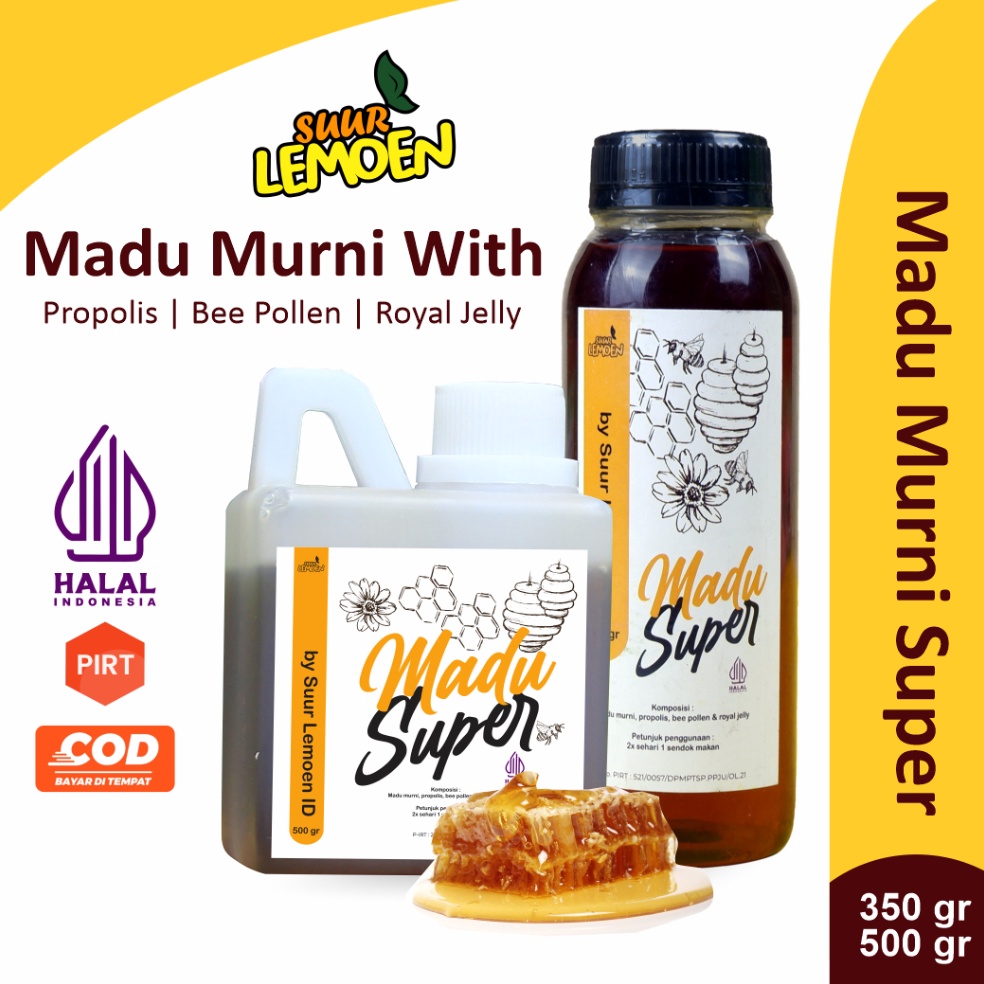 

REI Madu Asli Premium 500 gram | Madu Super Murni by Suur Lemoen ID Diskon Promo