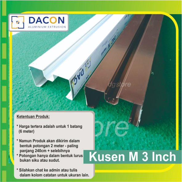 0429 Kusen M Polos 3 Inch Untuk  Kaca Mati
