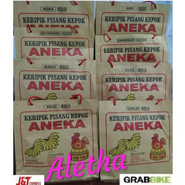 

VTP Keripik Pisang Cokelat Aneka Yen-Yen ,225gr. Asli Lampung. jnkrf