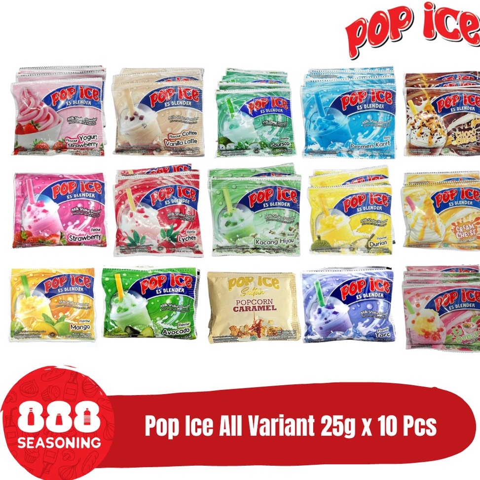 

[✫J55@] POP ICE BLENDER ALL VARIANT 25g 10 SACHET 1 RENCENG [152]