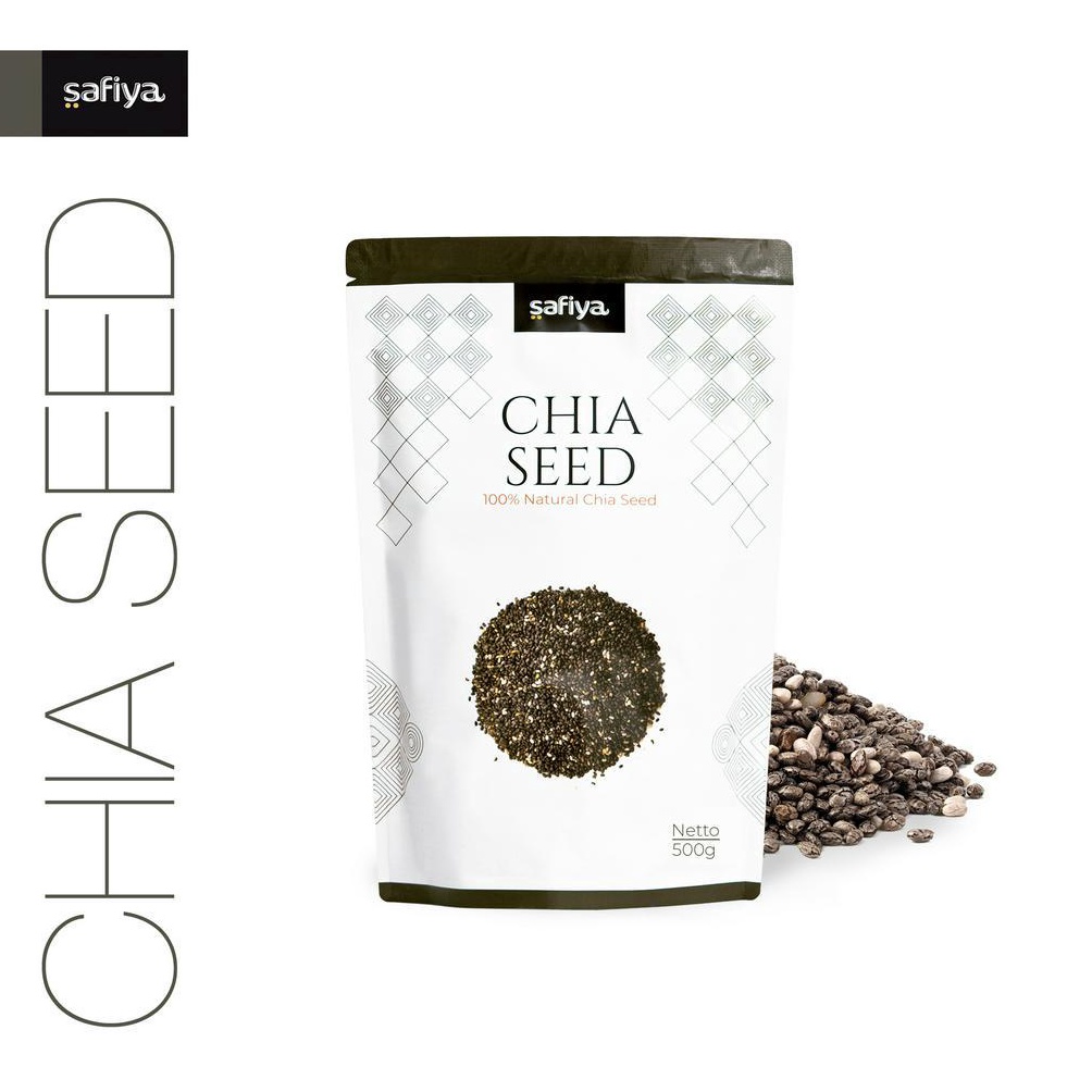 

Best Product➱ Chia Seed Organik 500 gram Organic Black Chiaseed Authentic Safiya Food 75