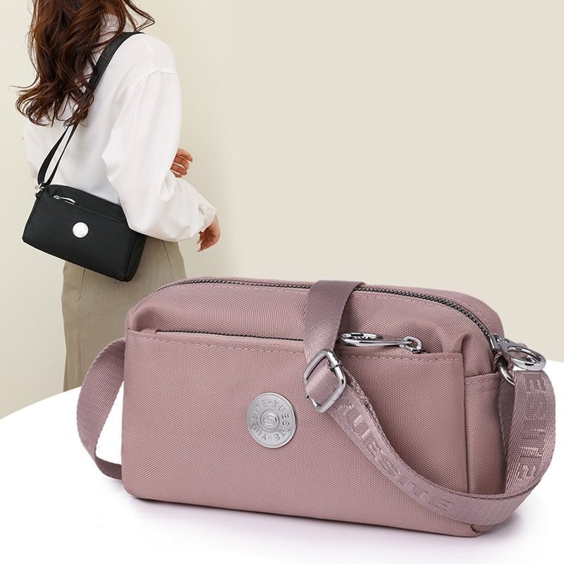 YUESITE ELLA NILON SELEMPANG CEWEK TAS SLEMPANG WANITA IMPORT