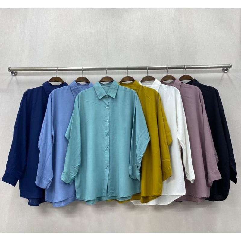 kemeja polos rayon twill/ ld 120