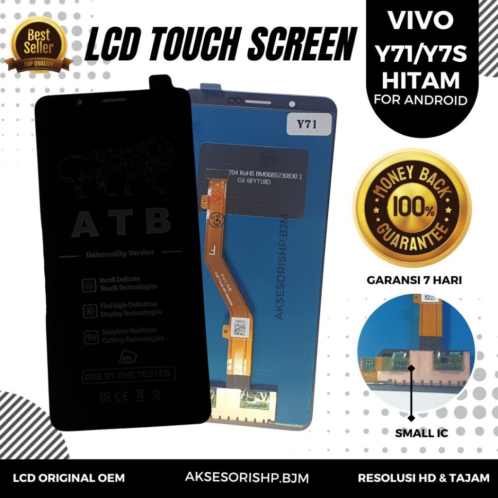 LCD Touchscreen Vivo Y71/Y71s Ori Oem