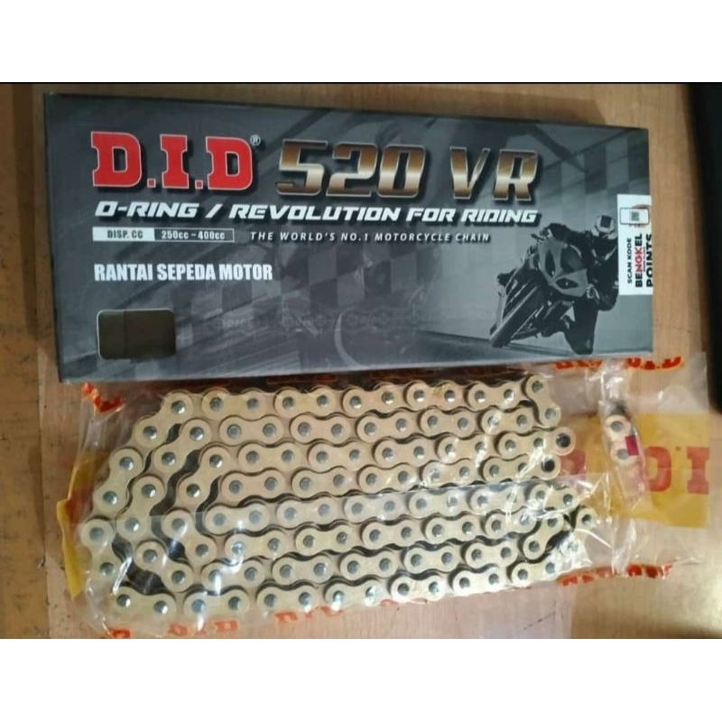 Rantai DID O Ring 520 120 L