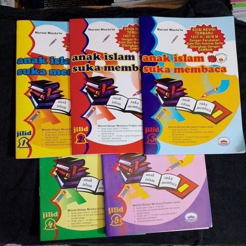 

grosir buku anak islam suka membaca aisma jilid 1 - 5