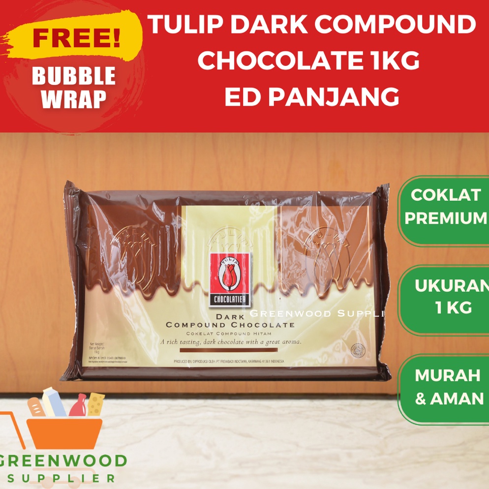 

Tulip Dark Compound Chocolate 1KG Ready