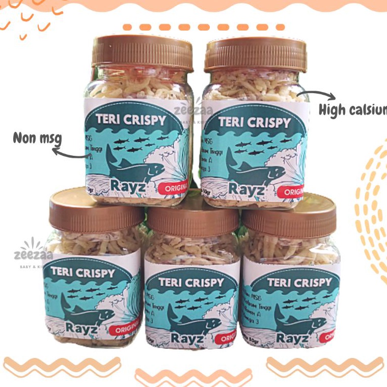 

D!skon TERI KRISPI KRIUK TANPA PENGAWET dan NON MSG MPASI Shopee Sale