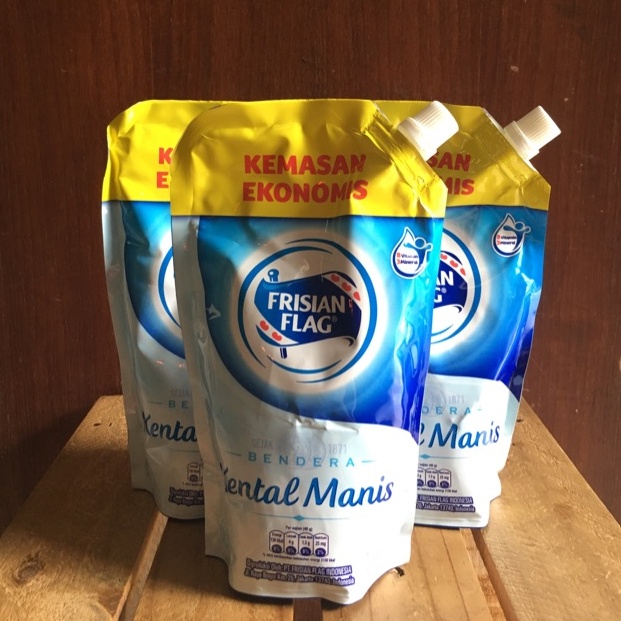 

[♢O16&] Frisian Flag Bendera Kental Manis 560gr Pouch Hari ini