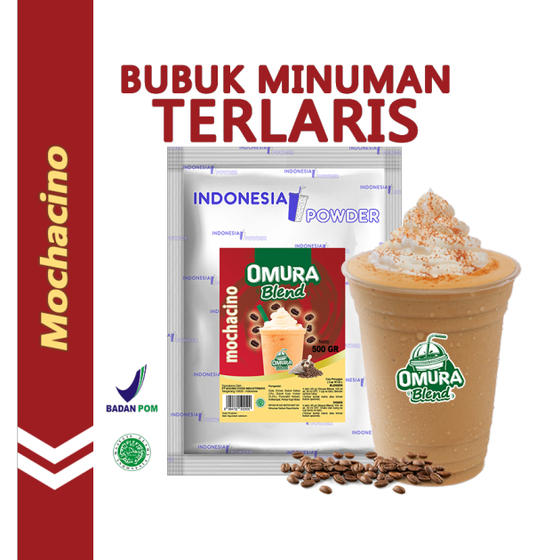 

Mochacino 500gr / Powder Minuman Berkualitas Merk Omura Blend