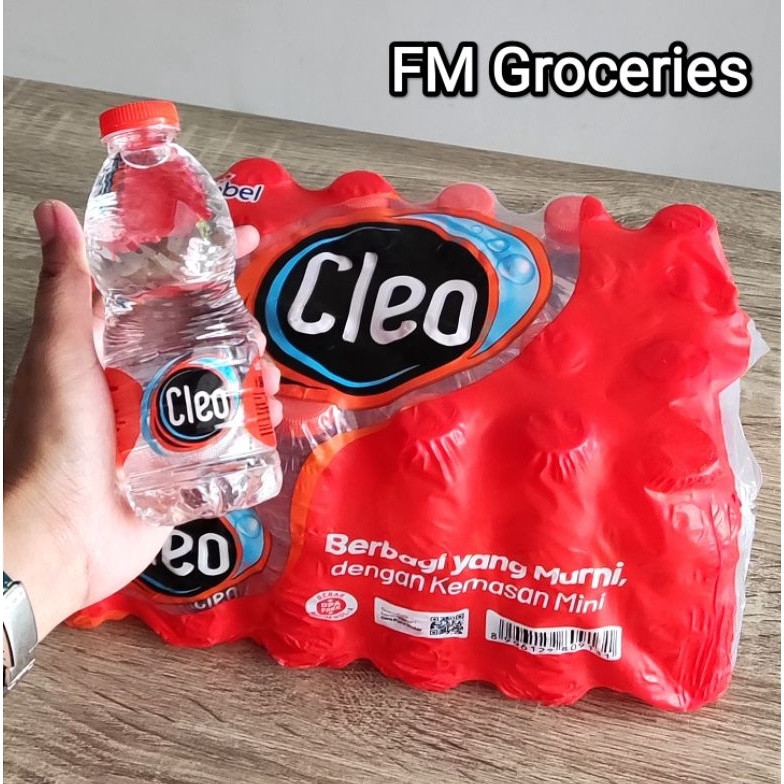 

78 Cleo air mineral botol kecil isi 24 botol ( 1 krat ) l6emv