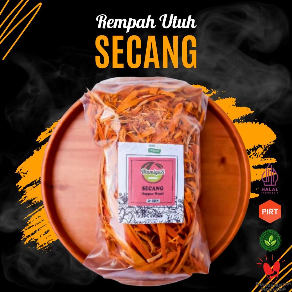 

Kayu Secang Serut Kering Herbal Alami Rempah Asli (100 GRAM)