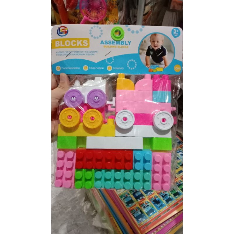 Block Assembly building LB 13 72 pcs gambar sepur