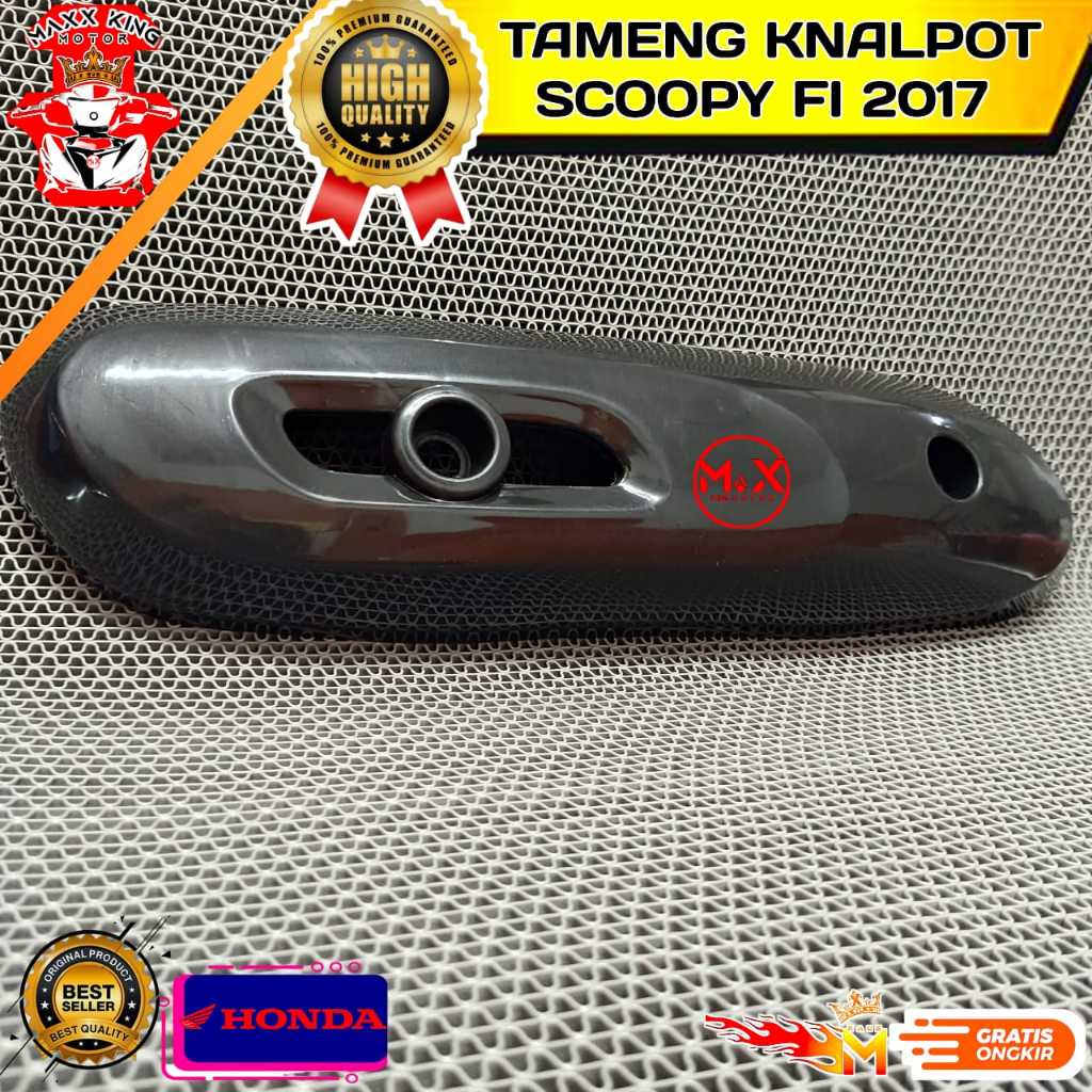 Cover Knalpot Scoopy Fi 2017 -Tutup Knalpot Scoopy