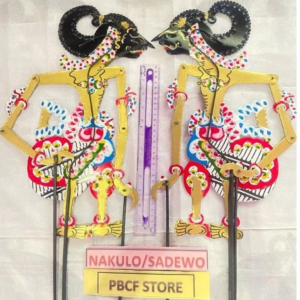 Wayang KERTAS NAKULO Dan SADEWO NAKULA SADEWA Bahan Kertas DUPLEK DOBEL