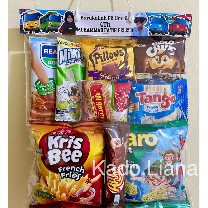 

Snack Ulang Tahun / Bingkisan Ulang Tahun Murah / Snack Ulang Tahun Anak Murah / Snack Murah / Bingkisan syukuran / Bingkisan Natal