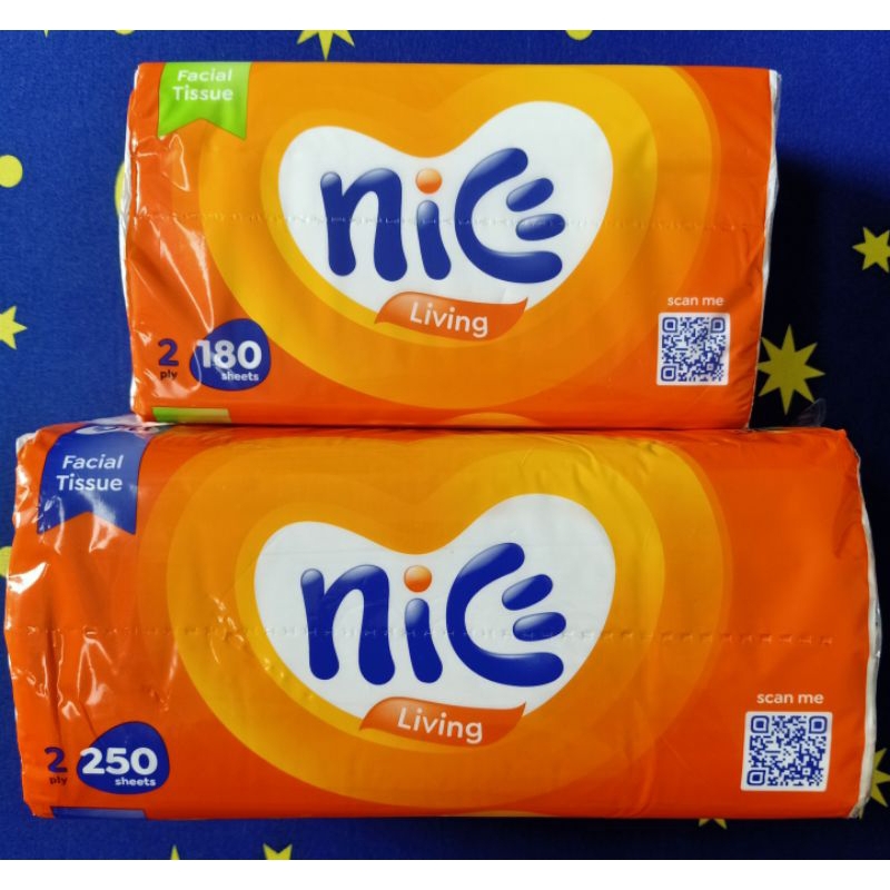Tissue Nice 2ply 250sheet / 180sheet