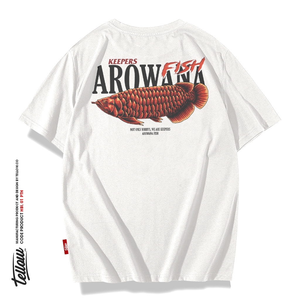 Kaos Arowana fish Keepers T-shirt ~ FREE STIKER