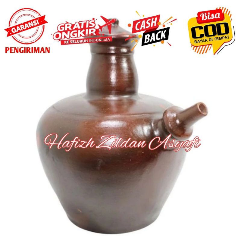 KENDI TANAH LIAT 5-6 LITER | KENDI AYU BESAR | KENDI TRADISIONAL HALUS