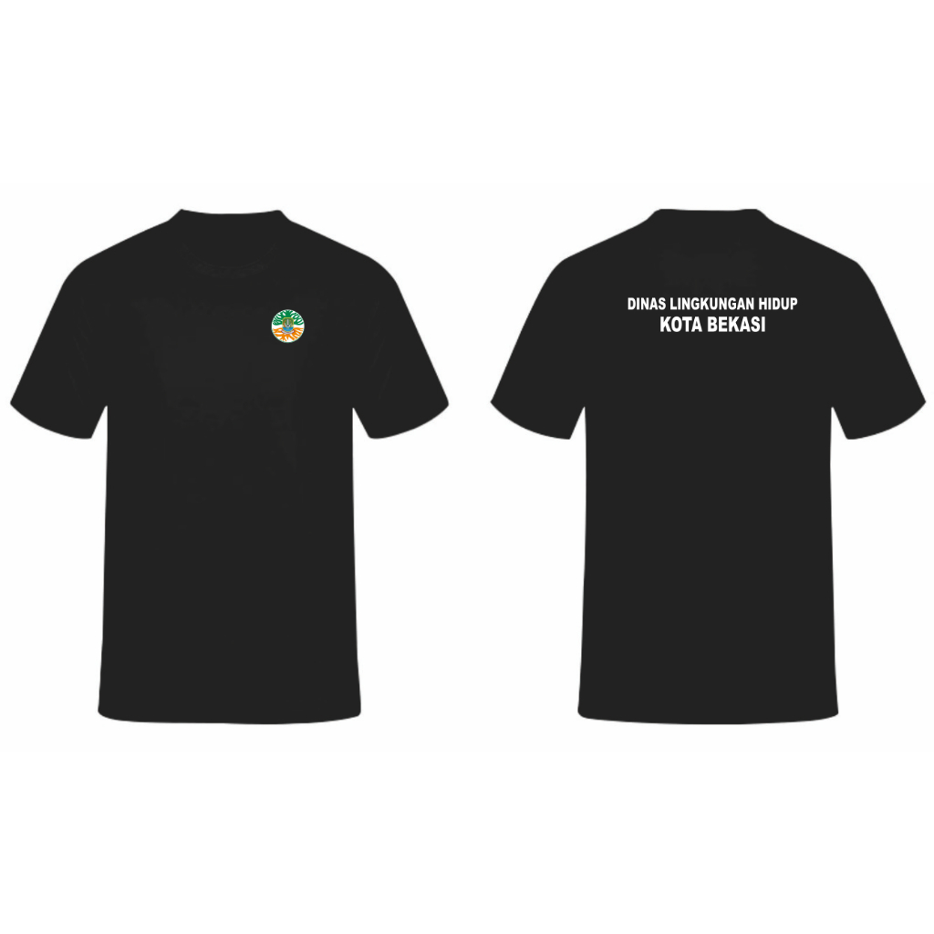 T-SHIRT KAOS DINAS LINGKUNGAN HIDUP KOTA BEKASI