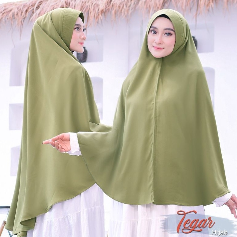 TIPE AKQ687 Hijab khimar wollycrepe by Tegar hijab collection
