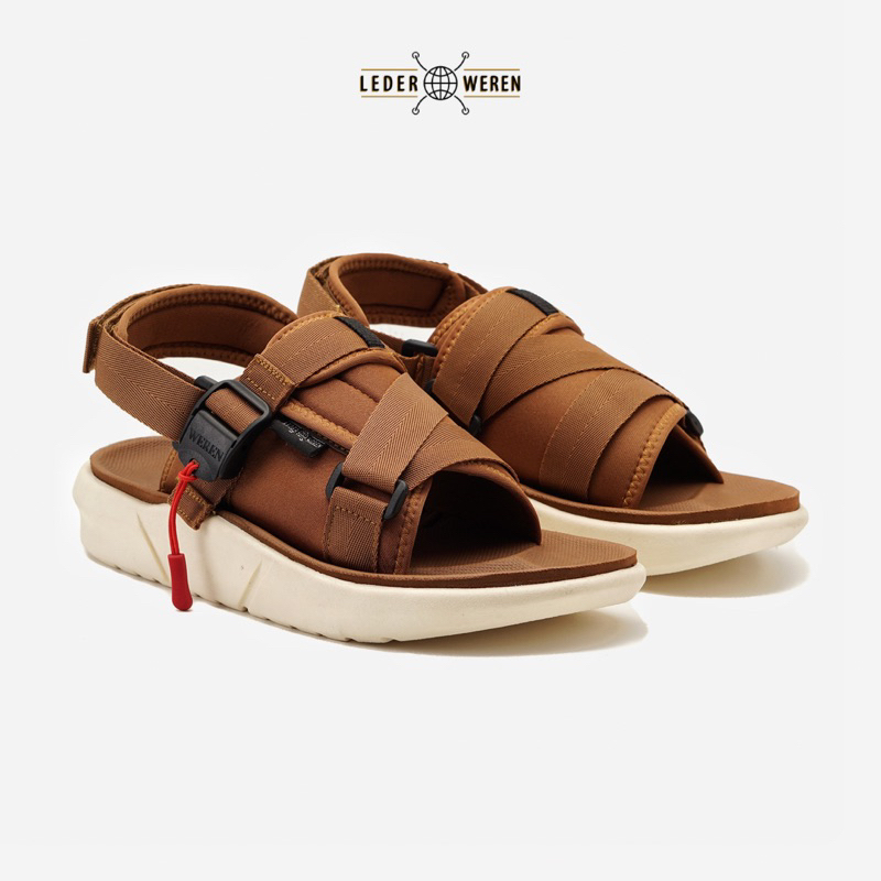 	 Lederweren - Leder Coper Brown - Sandal Gunung Pria Travelling	